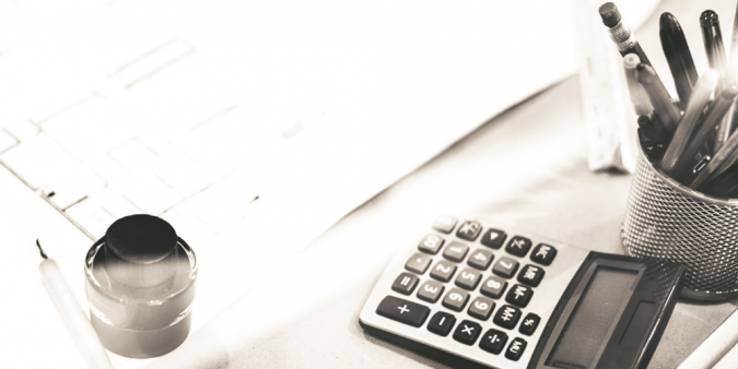 Calculator on plans