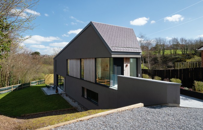 The Steep Wedge House self-build
