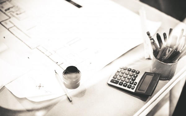 Calculator on plans