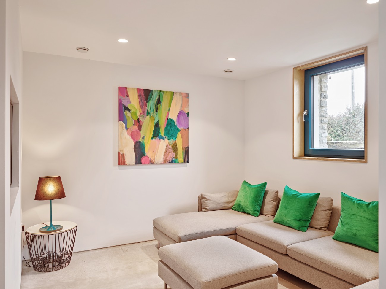 The Passivhaus self-build living room