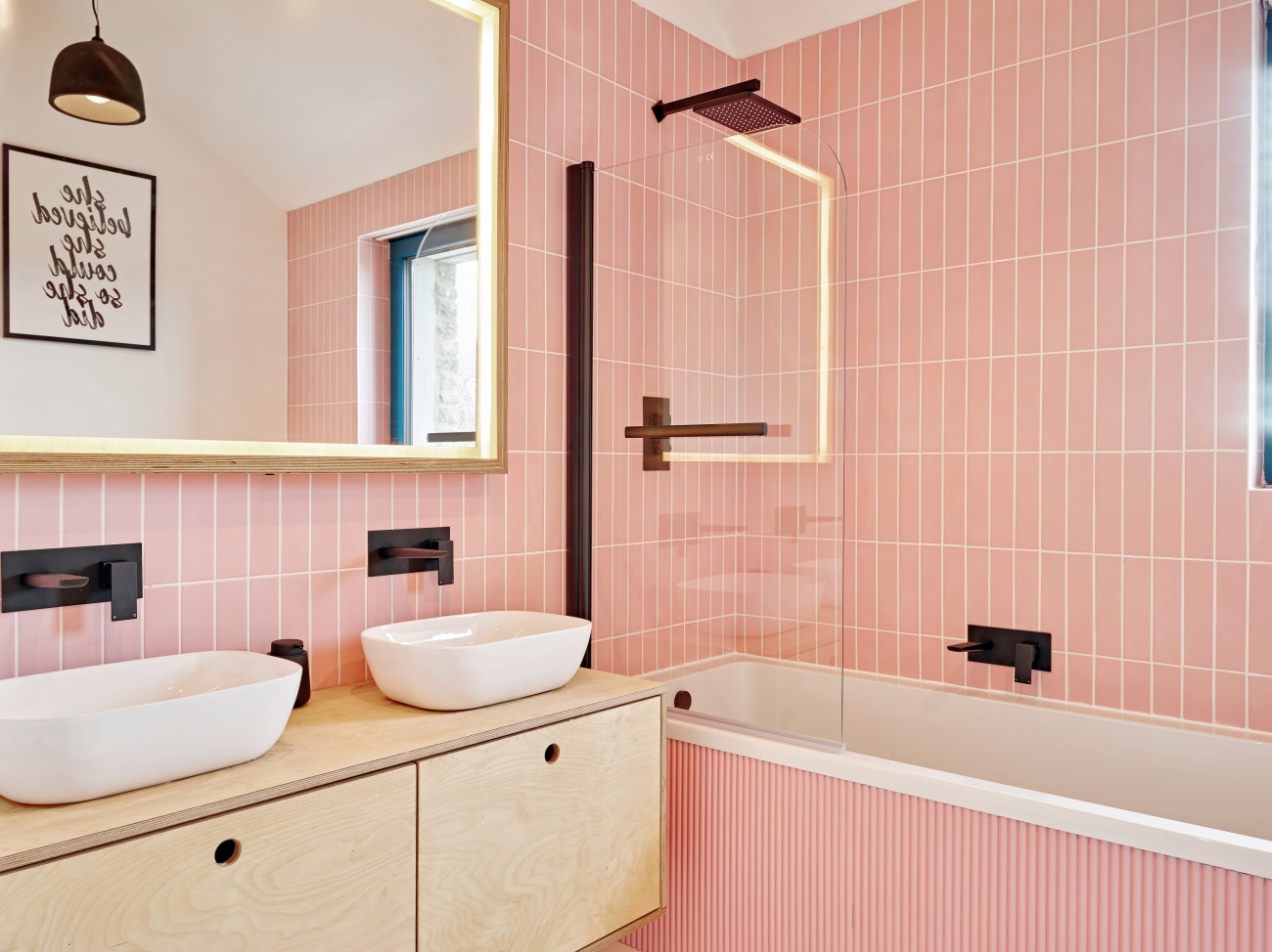 The Passivhaus self-build family bathroom