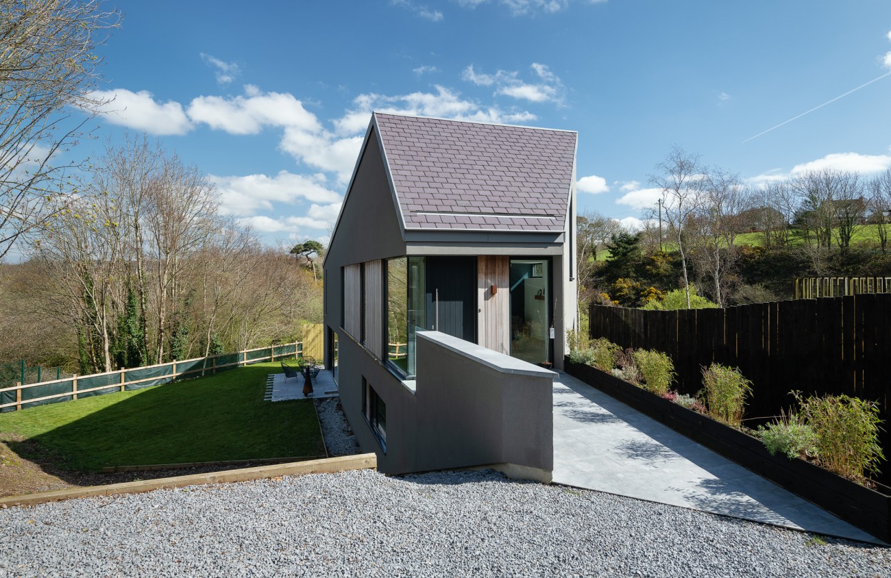 The Steep Wedge House self-build