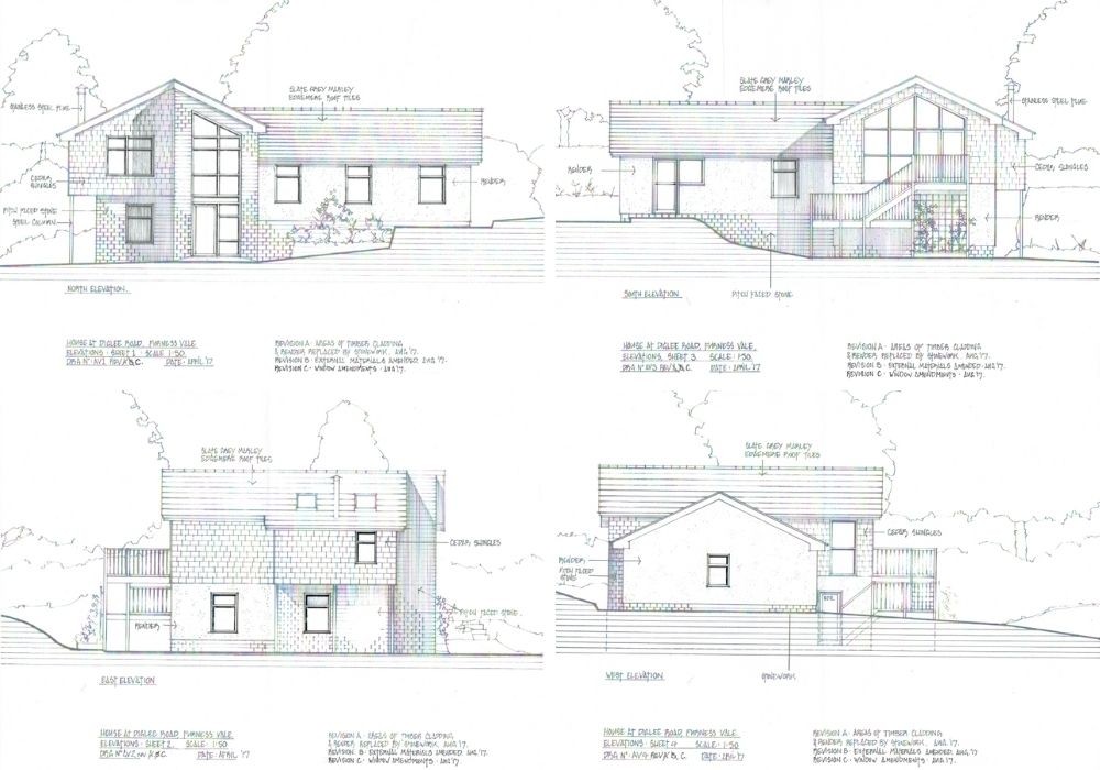 Upside Down House floor plans